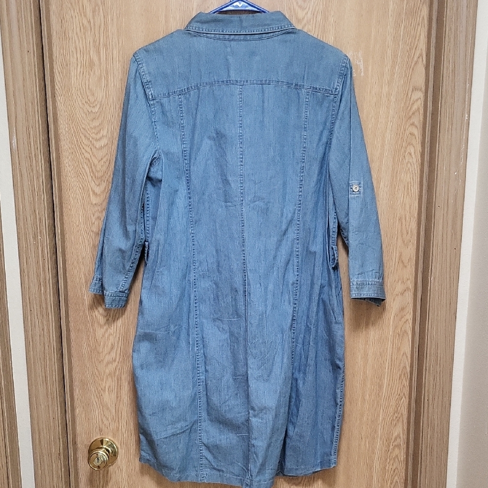 Denim Button-Up Dress - Picture 5 of 5